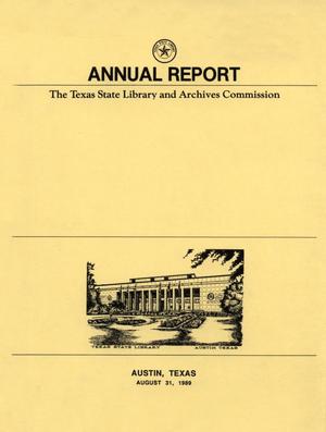 Primary view of object titled 'Texas State Library and Archives Commission Annual Financial Report: 1989'.