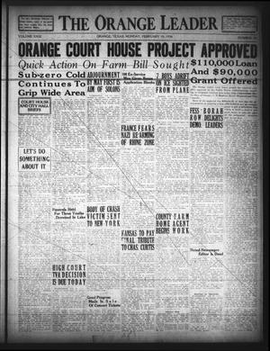 The Orange Leader (Orange, Tex.), Vol. 23, No. 34, Ed. 1 Monday, February 10, 1936