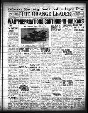 The Orange Leader (Orange, Tex.), Vol. 28, No. 34, Ed. 1 Wednesday, February 12, 1941