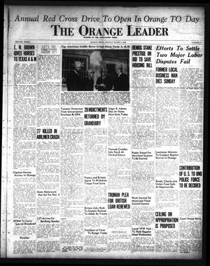 The Orange Leader (Orange, Tex.), Vol. 33, No. 52, Ed. 1 Monday, March 4, 1946