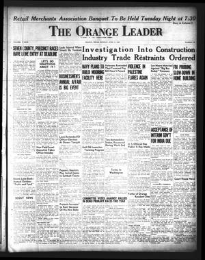 Primary view of object titled 'The Orange Leader (Orange, Tex.), Vol. 33, No. 142, Ed. 1 Monday, June 17, 1946'.