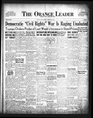 The Orange Leader (Orange, Tex.), Vol. 35, No. 46, Ed. 1 Tuesday, February 24, 1948