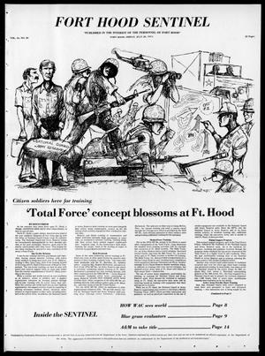 Primary view of object titled 'The Fort Hood Sentinel (Temple, Tex.), Vol. 33, No. 20, Ed. 1 Friday, July 26, 1974'.