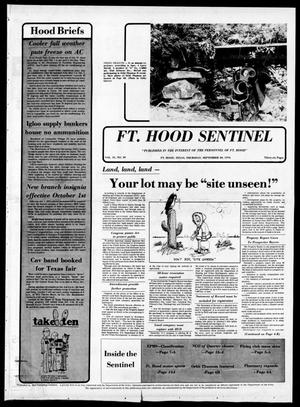 The Fort Hood Sentinel (Temple, Tex.), Vol. 35, No. 30, Ed. 1 Thursday, September 30, 1976