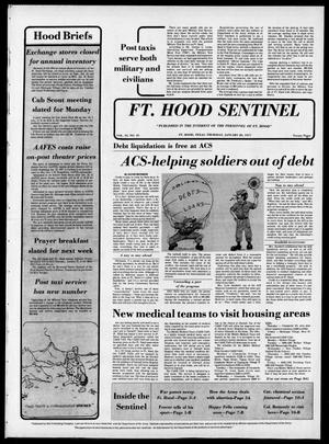 Primary view of object titled 'The Fort Hood Sentinel (Temple, Tex.), Vol. 35, No. 45, Ed. 1 Thursday, January 20, 1977'.