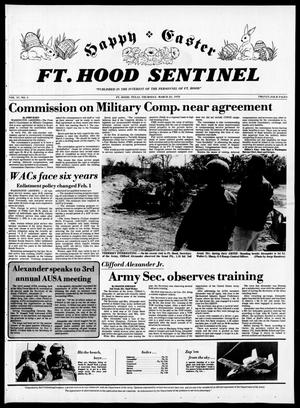 Primary view of object titled 'The Fort Hood Sentinel (Temple, Tex.), Vol. 37, No. 3, Ed. 1 Thursday, March 23, 1978'.