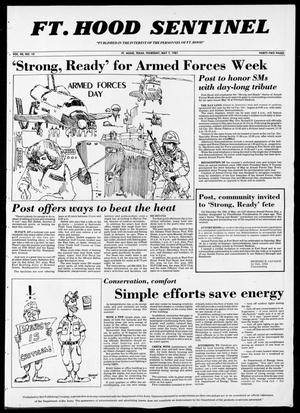 Primary view of object titled 'The Fort Hood Sentinel (Temple, Tex.), Vol. 40, No. 10, Ed. 1 Thursday, May 7, 1981'.