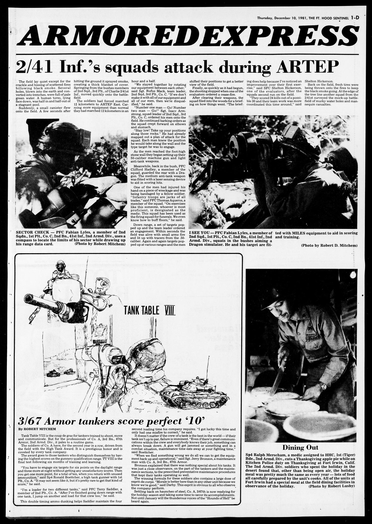 The Fort Hood Sentinel (Temple, Tex.), Vol. 40, No. 32, Ed. 1 Thursday, December 10, 1981
                                                
                                                    [Sequence #]: 21 of 28
                                                