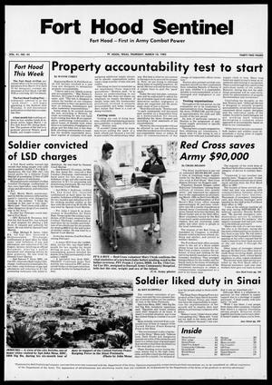 Primary view of object titled 'The Fort Hood Sentinel (Temple, Tex.), Vol. 41, No. 44, Ed. 1 Thursday, March 10, 1983'.