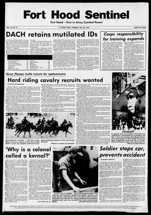 The Fort Hood Sentinel (Temple, Tex.), Vol. 42, No. 12, Ed. 1 Thursday, July 28, 1983