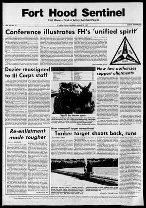 The Fort Hood Sentinel (Temple, Tex.), Vol. 42, No. 13, Ed. 1 Thursday, August 4, 1983
