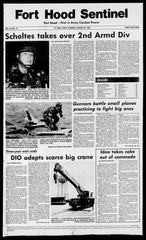 The Fort Hood Sentinel (Temple, Tex.), Vol. 43, No. 16, Ed. 1 Thursday, August 23, 1984