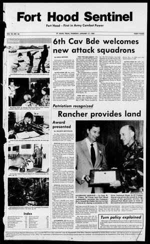 The Fort Hood Sentinel (Temple, Tex.), Vol. 43, No. 36, Ed. 1 Thursday, January 17, 1985
