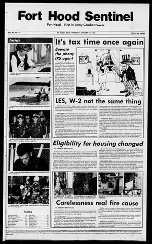 The Fort Hood Sentinel (Temple, Tex.), Vol. 43, No. 37, Ed. 1 Thursday, January 24, 1985
