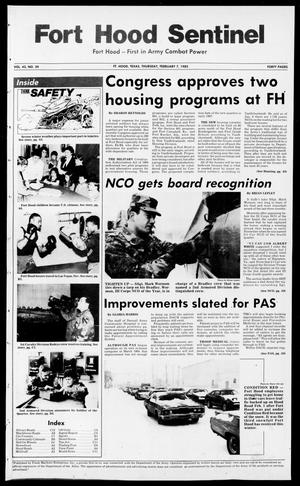 The Fort Hood Sentinel (Temple, Tex.), Vol. 43, No. 39, Ed. 1 Thursday, February 7, 1985