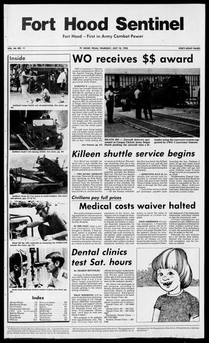 The Fort Hood Sentinel (Temple, Tex.), Vol. 44, No. 11, Ed. 1 Thursday, July 18, 1985