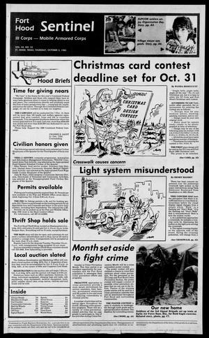 The Fort Hood Sentinel (Temple, Tex.), Vol. 44, No. 22, Ed. 1 Thursday, October 3, 1985
