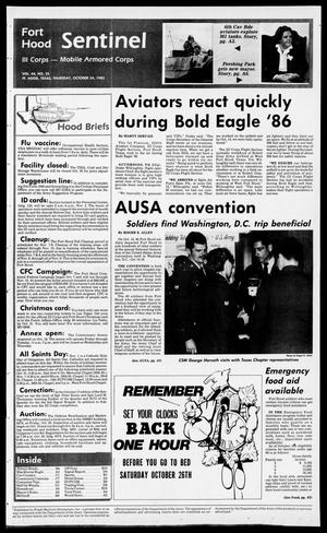 The Fort Hood Sentinel (Temple, Tex.), Vol. 44, No. 25, Ed. 1 Thursday, October 24, 1985