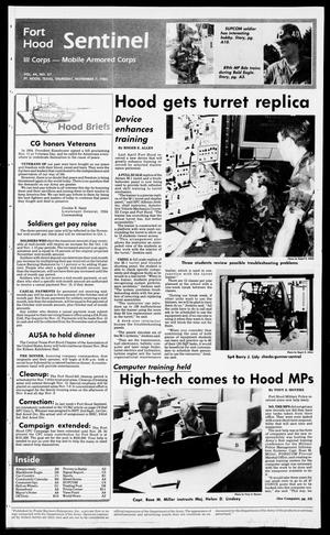 The Fort Hood Sentinel (Temple, Tex.), Vol. 44, No. 27, Ed. 1 Thursday, November 7, 1985