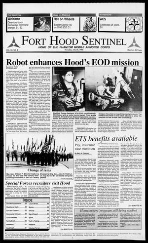 Primary view of object titled 'The Fort Hood Sentinel (Temple, Tex.), Vol. 50, No. 8, Ed. 1 Thursday, July 26, 1990'.