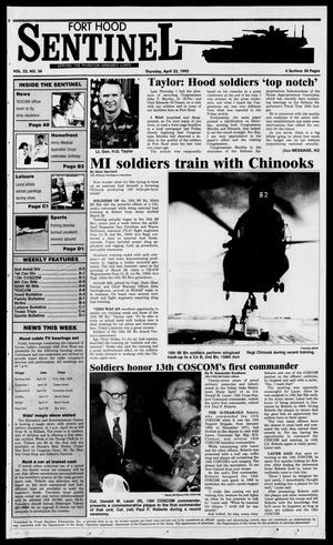 The Fort Hood Sentinel (Temple, Tex.), Vol. 52, No. 34, Ed. 1 Thursday, April 22, 1993