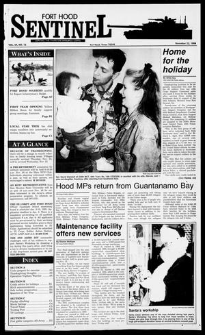 The Fort Hood Sentinel (Temple, Tex.), Vol. 54, No. 12, Ed. 1 Wednesday, November 23, 1994