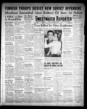 Sweetwater Reporter (Sweetwater, Tex.), Vol. 43, No. 216, Ed. 1 Wednesday, January 17, 1940