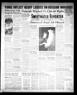 Sweetwater Reporter (Sweetwater, Tex.), Vol. 43, No. 246, Ed. 1 Thursday, February 22, 1940