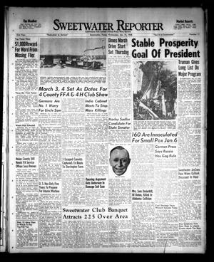 Sweetwater Reporter (Sweetwater, Tex.), Vol. 51, No. 11, Ed. 1 Wednesday, January 14, 1948
