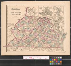[Maps of Virginia & West Virginia, and North Carolina]