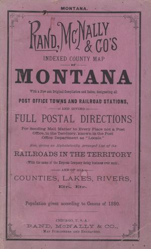 Primary view of object titled 'Rand, McNally & Co.'s Montana [Accompanying Text].'.
