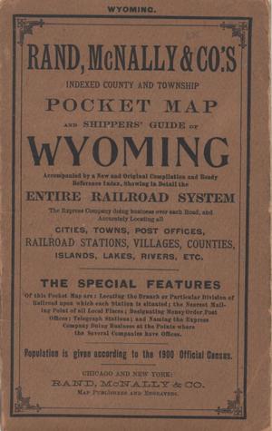 Primary view of object titled 'Rand, McNally & Co.'s Wyoming [Accompanying Text].'.