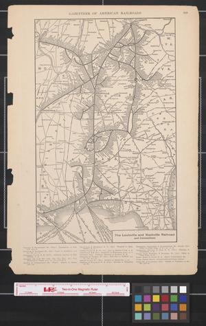 [Railroad Maps for Louisville, Nashville, Missouri-Pacific, Norfolk, and Surrouding Areas]