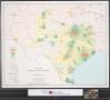 Map: Texas urbanization & population density.