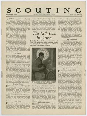 Scouting, Volume 9, Number 10, October 1921
