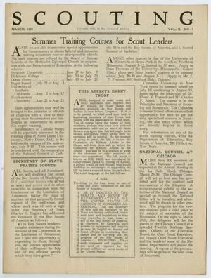 Scouting, Volume 10, Number 3, March 1922