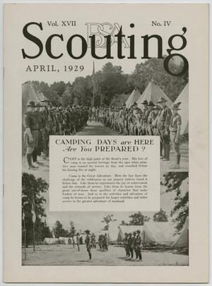 Scouting, Volume 17, Number 4, April 1929