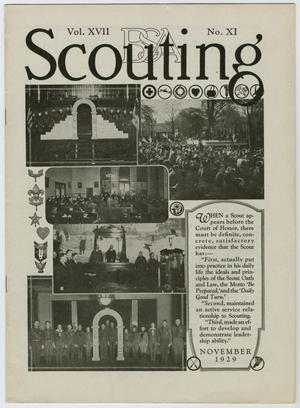Scouting, Volume 17, Number 11, November 1929