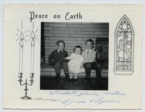 Primary view of object titled '[Tarver Family Christmas Card, 1961]'.