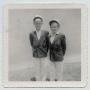 Photograph: [John Arthur and Byron Lee Tarver in School Uniforms]