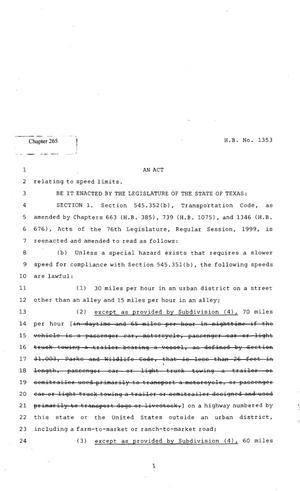 82nd Texas Legislature, Regular Session, House Bill 1353, Chapter 265
