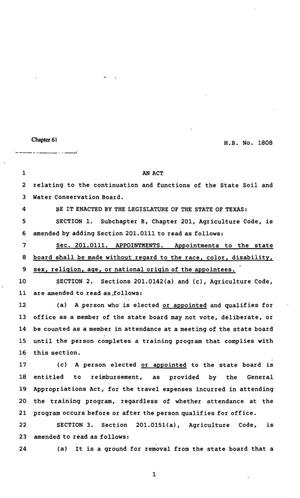 82nd Texas Legislature, Regular Session, House Bill 1808, Chapter 61