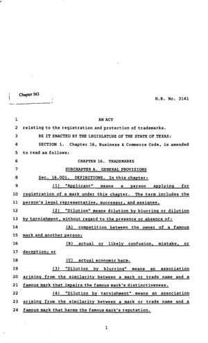 82nd Texas Legislature, Regular Session, House Bill 3141, Chapter 563