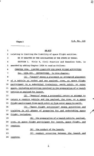 82nd Texas Legislature, Regular Session, Senate Bill 115, Chapter 3