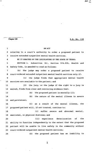 82nd Texas Legislature, Regular Session, Senate Bill 118, Chapter 166