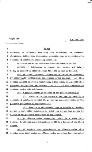 82nd Texas Legislature, Regular Session, Senate Bill 158, Chapter 1200