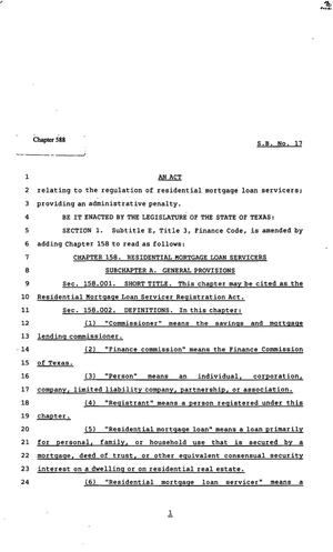 82nd Texas Legislature, Regular Session, Senate Bill 17, Chapter 588