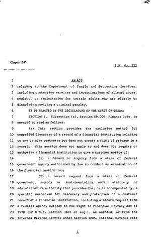82nd Texas Legislature, Regular Session, Senate Bill 221, Chapter 1056