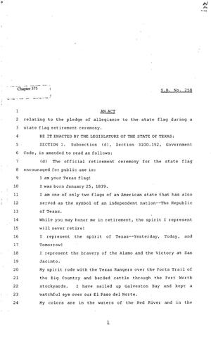 82nd Texas Legislature, Regular Session, Senate Bill 258, Chapter 375