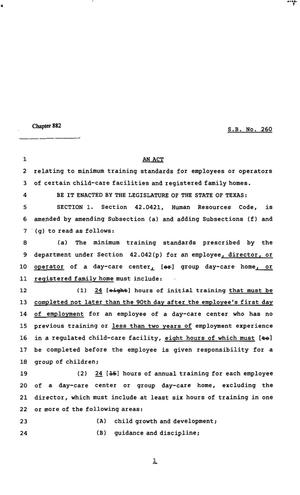 82nd Texas Legislature, Regular Session, Senate Bill 260, Chapter 882